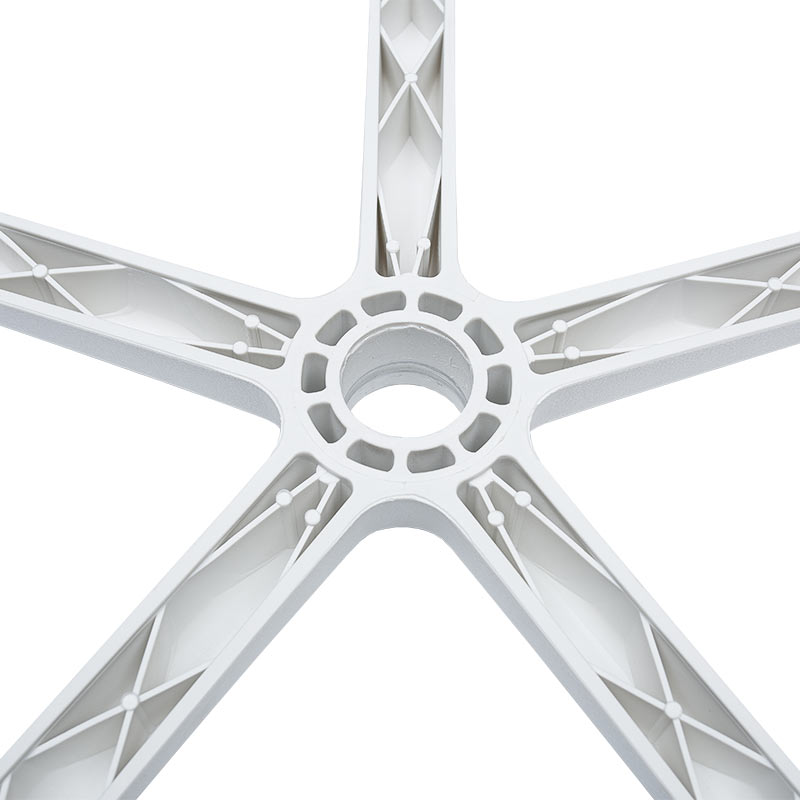 Piedini per sedia in nylon con piedi piatti tipo PA-A (base in nylon)