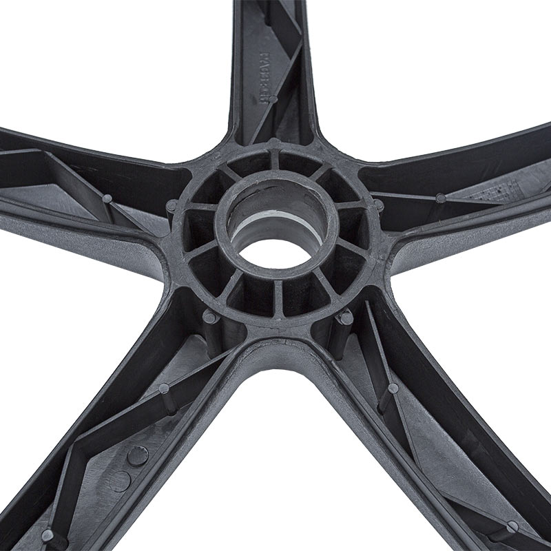 Piedini per sedia in nylon con piede a banana tipo PA-C (base in nylon)